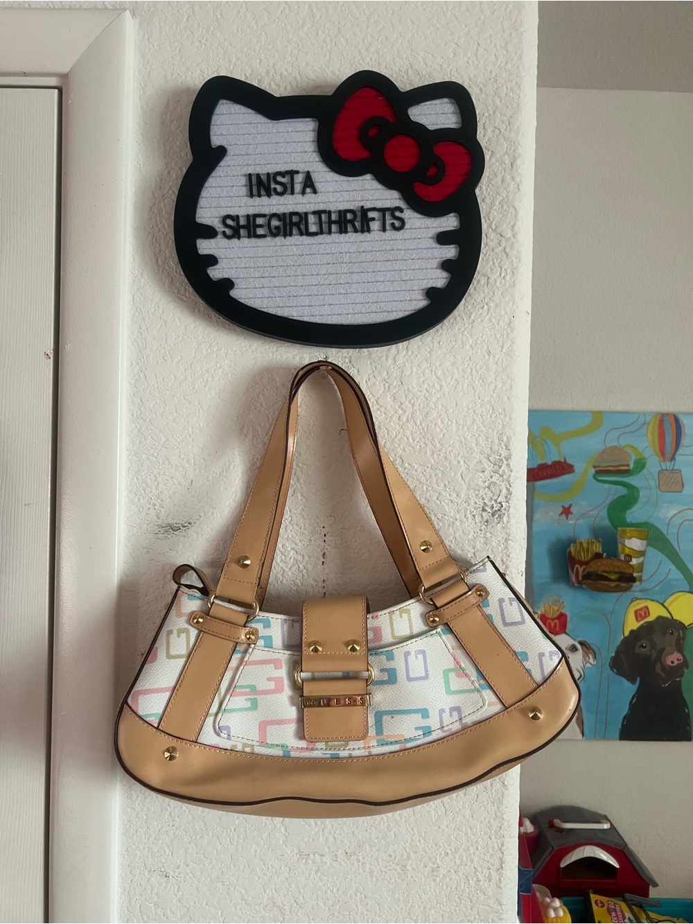 Y2K guess purse and wallet